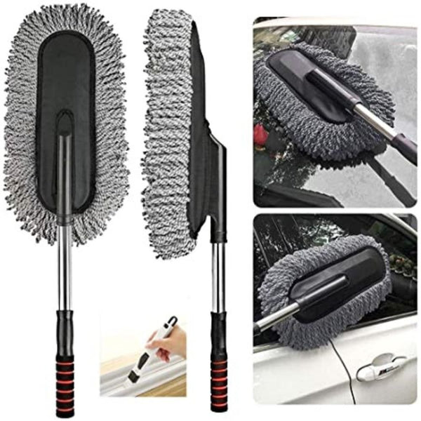 Microfiber Car Duster With Extendable Handle